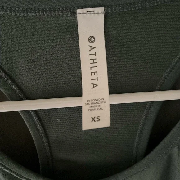 Athleta Speedlight Seamless Tank Green Size XS - Picture 5 of 7